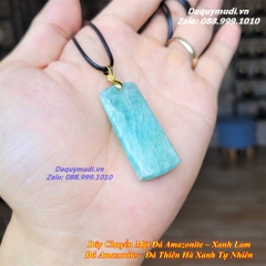 MẶT DÂY CHUYỀN ĐÁ THIÊN HÀ XANH TỰ NHIÊN