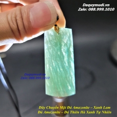 MẶT DÂY CHUYỀN ĐÁ THIÊN HÀ XANH TỰ NHIÊN