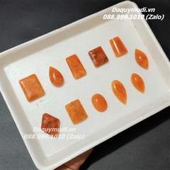 MẶT DÂY CHUYỀN ĐÁ MẶT TRỜI SUNSTONE HÌNH GIỌT NƯỚC
