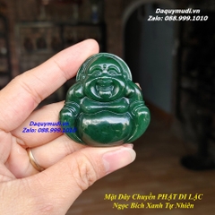 DÂY CHUYỀN PHẬT DI LẶC NGỌC BÍCH THIÊN NHIÊN