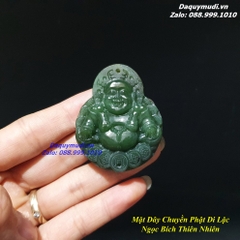 MẶT DÂY CHUYỀN PHẬT DI LẶC NGỌC BÍCH THIÊN NHIÊN