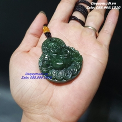 MẶT DÂY CHUYỀN PHẬT DI LẶC NGỌC BÍCH THIÊN NHIÊN