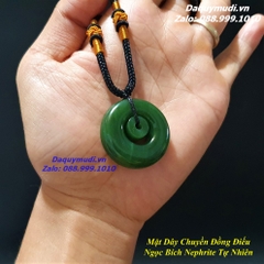 MẶT DÂY CHUYỀN ĐỒNG ĐIẾU NGỌC BÍCH TỰ NHIÊN