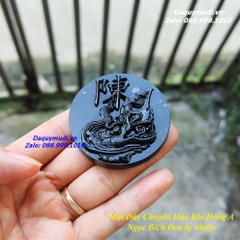 MẶT DÂY CHUYỀN HÀO KHÍ ĐÔNG A NGỌC BÍCH ĐEN