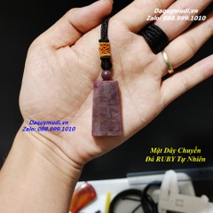 MẶT DÂY CHUYỀN ĐÁ RUBY TỰ NHIÊN CHO NAM