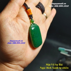 MẶT DÂY CHUYỀN VÔ SỰ BÀI NGỌC BÍCH XANH TỰ NHIÊN