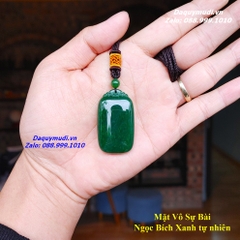 MẶT DÂY CHUYỀN VÔ SỰ BÀI NGỌC BÍCH XANH TỰ NHIÊN