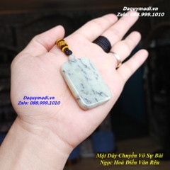 MẶT DÂY CHUYỀN NGỌC BÍCH HOÀ ĐIỀN VÂN RÊU