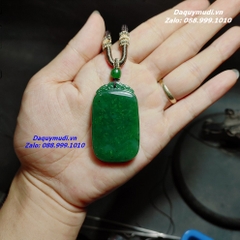 MẶT DÂY CHUYỀN NAM NGỌC BÍCH XANH TỰ NHIÊN