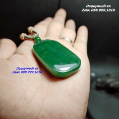 MẶT DÂY CHUYỀN NAM NGỌC BÍCH XANH TỰ NHIÊN