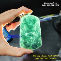 MẶT DÂY CHUYỀN HÌNH RỒNG NGỌC PHỈ THUÝ CHO NAM