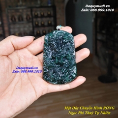 MẶT DÂY CHUYỀN HÌNH RỒNG NGỌC PHỈ THUÝ CHO NAM