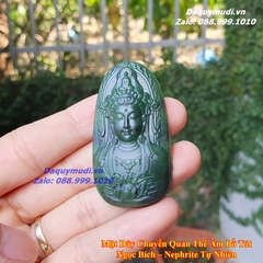MẶT DÂY CHUYỀN QUAN ÂM BỒ TÁT NGỌC BÍCH THIÊN NHIÊN