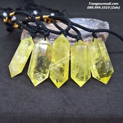 MẶT DÂY CHUYỀN ĐÁ THẠCH ANH VÀNG TỰ NHIÊN