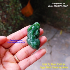 MẶT DÂY CHUYỀN TỲ HƯU NGỌC BÍCH XANH TỰ NHIÊN