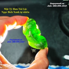 MẶT DÂY CHUYỀN TỲ HƯU NGỌC BÍCH XANH TỰ NHIÊN