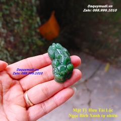 MẶT DÂY CHUYỀN TỲ HƯU NGỌC BÍCH XANH TỰ NHIÊN