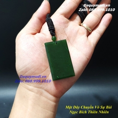 MẶT DÂY CHUYỀN VÔ SỰ BÀI NGỌC BÍCH VÂN TỰ NHIÊN