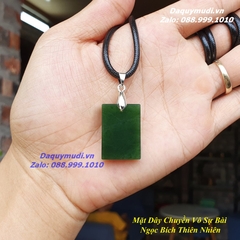 MẶT DÂY CHUYỀN VÔ SỰ BÀI NGỌC BÍCH VÂN TỰ NHIÊN - size nhỏ