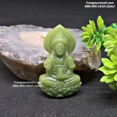 MẶT DÂY CHUYỀN PHẬT QUAN ÂM ĐÁ PHÁT SÁNG TỰ NHIÊN