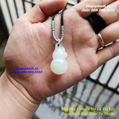 MẶT DÂY CHUYỀN HỒ LÔ TÀI LỘC NGỌC BÍCH HOÀ ĐIỀN TỰ NHIÊN