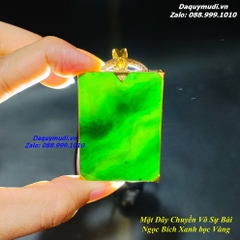 MẶT DÂY CHUYỀN NGỌC BỌC VÀNG CHO NAM - HÀNG VIP