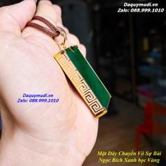 MẶT DÂY CHUYỀN NGỌC BỌC VÀNG CHO NAM - HÀNG VIP