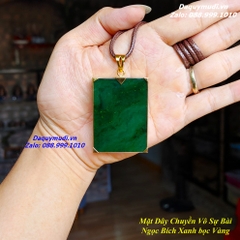 MẶT DÂY CHUYỀN NGỌC BỌC VÀNG CHO NAM - HÀNG VIP