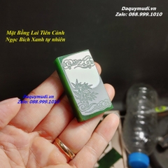 MẶT DÂY CHUYỀN BỒNG LAI TIÊN CẢNH NGỌC BÍCH XANH TỰ NHIÊN