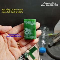 MẶT DÂY CHUYỀN BỒNG LAI TIÊN CẢNH NGỌC BÍCH XANH TỰ NHIÊN