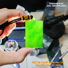 MẶT DÂY CHUYỀN VÔ SỰ BÀI NGỌC BÍCH XANH TỰ NHIÊN - HÀNG VIP