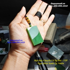 MẶT DÂY CHUYỀN VÔ SỰ BÀI NGỌC BÍCH XANH TỰ NHIÊN - HÀNG VIP