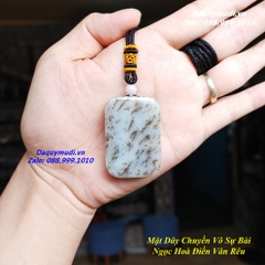 DÂY CHUYỀN MẶT NGỌC BÍCH HOÀ ĐIỀN VÂN RÊU