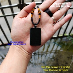 MẶT DÂY CHUYỀN VÔ SỰ BÀI NGỌC BÍCH ĐEN - HÀNG ĐẸP