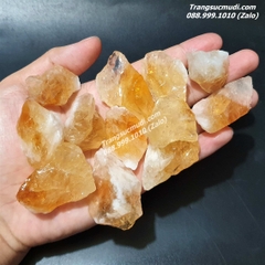 ĐÁ THẠCH ANH VÀNG THÔ TỰ NHIÊN - Mẫu DT24