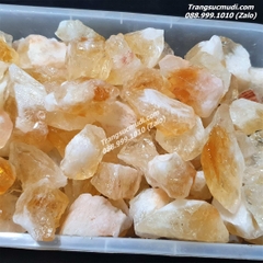ĐÁ THẠCH ANH VÀNG THÔ TỰ NHIÊN - Mẫu DT24