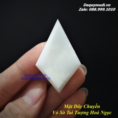 MẶT DÂY CHUYỀN SÒ TAI TƯỢNG HOÁ NGỌC TỰ NHIÊN