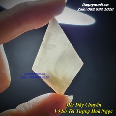MẶT DÂY CHUYỀN SÒ TAI TƯỢNG HOÁ NGỌC TỰ NHIÊN