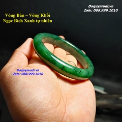 VÒNG BẢN NGỌC BÍCH XANH TỰ NHIÊN