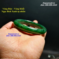 VÒNG BẢN NGỌC BÍCH XANH TỰ NHIÊN