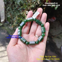 VÒNG TAY NGỌC BÍCH XANH TỰ NHIÊN CHO NAM - HÀNG VIP