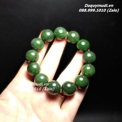 VÒNG TAY NGỌC BÍCH THIÊN NHIÊN CHO NAM