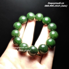 VÒNG TAY NGỌC BÍCH THIÊN NHIÊN CHO NAM