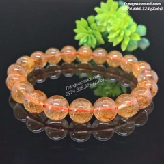 VÒNG TAY ĐÁ THẠCH ANH TÓC ĐỎ TỰ NHIÊN