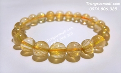 VÒNG TAY ĐÁ THẠCH ANH TÓC VÀNG TỰ NHIÊN