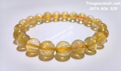 VÒNG TAY ĐÁ THẠCH ANH TÓC VÀNG TỰ NHIÊN