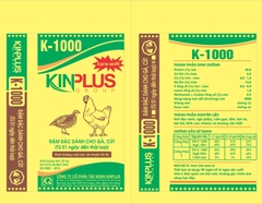 Sản phẩm K 1000 : Đậm đặc dành cho gà, cút từ 01 ngày - Xuất bán