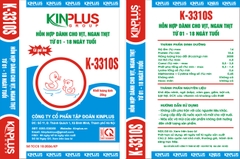 K-3310S: HH đặc biệt dành cho vịt ngan thịt từ 1 ngày đến 18 ngày