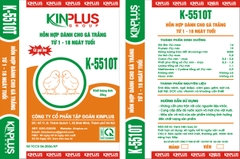 Sản phẩm: K - 5510T HH gà trắng từ 1 - 18 ngày tuổi