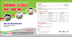 Sản phẩm: KINPLUS - AMPI - COLI AC NEW đặc trị heo